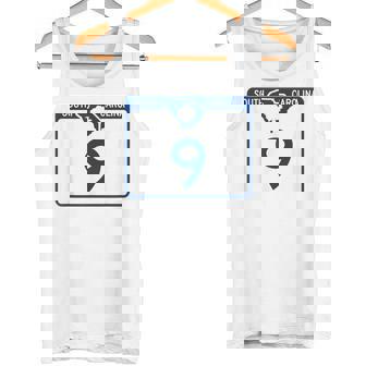 South Carolina Highway 9 Sign SC-9 State HWY Tank Top | Mazezy