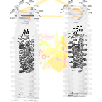 Spa Souvenir Belgium Travel Vacation Tank Top | Mazezy
