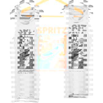 Sprayeneto Italiaintage Naranjaino Italia Camiseta sin mangas - Regaloses