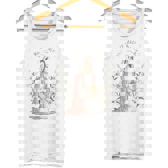 St Magdalene Lily Symbol Easter Devotion Tank Top - Monsterry