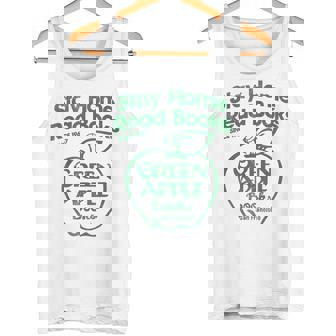 Stay Home Read Books Green Apple Books Francisco Saying Tank Top | Mazezy