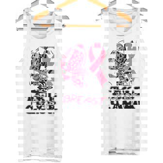 Tackle Breast Cancer Awareness American Football Leopard Tank Top | Mazezy