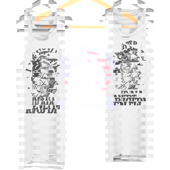 Tea Party Historian US Flag American History Boston Tank Top | Mazezy