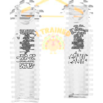 Thanksgiving Turkey Trot Running Zero Days Humor Tank Top | Mazezy