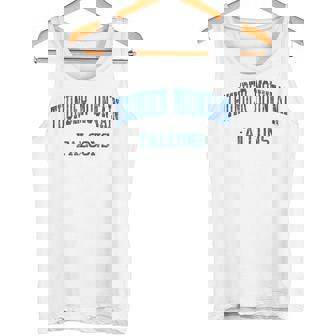 Thunder Mountain High School HS Juneau AK Vintage Sports Tank Top Tank Top | Mazezy