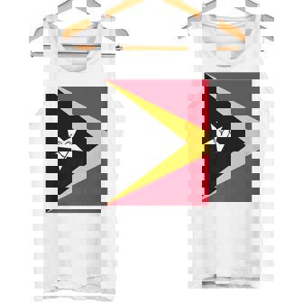 Timor-Leste Flag Timorese Heart Proud Heritage National Day Premium Tank Top | Mazezy