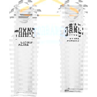 Torrance California Ca ビンテージ アスレチック スポーツデザイン タンクトップ - Kawaiitshirt