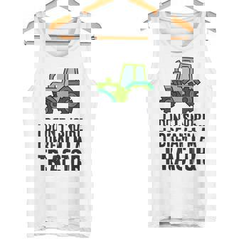 Tractor Pajama I Don't Snore I Dream A Tractor Tank Top | Mazezy