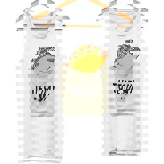 Trendy Taco Tuesday Pocket Food Humour タンクトップ - Kawaiitshirt