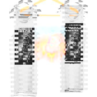 Turkey Day Thanksgiving Gobblezilla Gobble Monster Tank Top | Mazezy