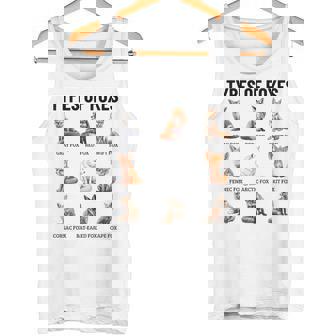 Types De Renards Collection Éducative Types De Renards Espèces De Renards Débardeur e - Cadeauxyz