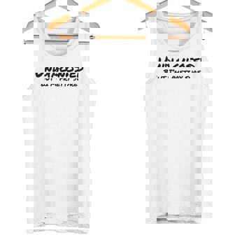 Undiagnosed But I'm Prettyure ブラックフォント タンクトップ - Kawaiitshirt