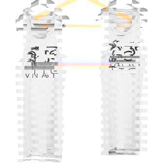 Vintage Surfing 1956 Pacific Ocean Sunset Birthday Tank Top | Mazezy