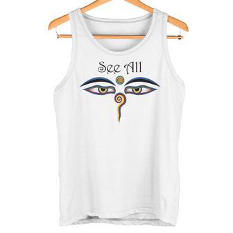 Voir Tous Les Yeux De Bouddha Débardeur e - Cadeauxyz