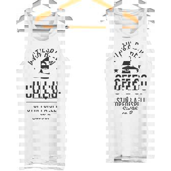 Witches Brew Coffee Co Stop In For A Spell Halloween Hat Tank Top | Mazezy