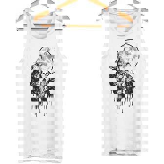 Wolf Howling At The Moon Nature Wildlife Wolves Lovers Tank Top | Mazezy