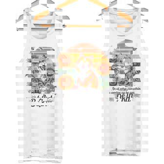 In World Where You Can Be Anything Be Kind Cat Sunflower Bee Tank Top | Mazezy