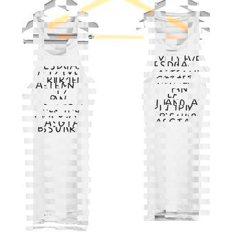 Yes I Do Have A Retirement Plan Bass Guitar Musician Tank Top | Mazezy