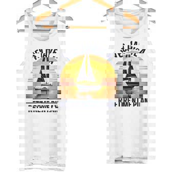 Yes I Have A Retirement Plan Sailing Boating Lifestyle Tank Top | Mazezy