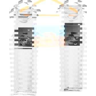 【バックプリント・背中側】アンリ ルソー／眠るジプシー女【世界の名画】（高精細画質）プレゼント 美術館アート 長袖tシャツ タンクトップ - Kawaiitshirt