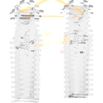 【背面デザイン】和風白蛇デザイン、2025年干支、縁起の良い タンクトップ - Kawaiitshirt