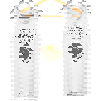 あなたの中のキリスト 聖書箇条 キリスト教 イエス・キリスト タンクトップ - Kawaiitshirt