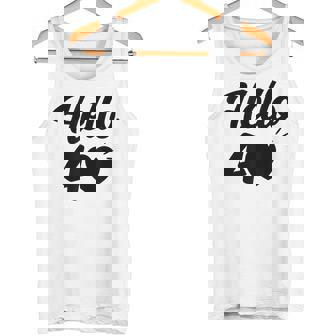こんにちは40歳 40歳 40歳 誕生日 四十歳 母 タンクトップ - Kawaiitshirt