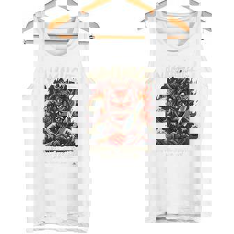 なまはげ 日本のブギーマン 、民話 妖怪 鬼 デーモン 波のアート タンクトップ - Kawaiitshirt