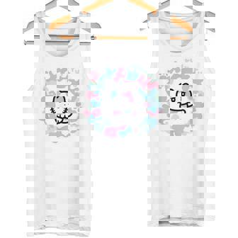 びーえするるる【Bsテレ東公式】カモフラージュ柄tシャツ（ホワイト） タンクトップ - Kawaiitshirt