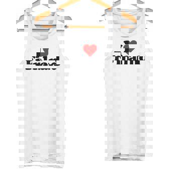 アイラブハートフィンランド タンクトップ - Kawaiitshirt