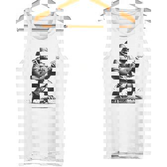 エレキギター ゴリラロックプレーヤー おもしろギフト グラフィック タンクトップ - Kawaiitshirt