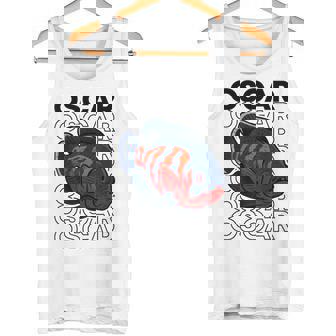 オスカーフィッシュ 80年代スタイル モンスターフィッシュキーパー 熱帯魚 タンクトップ - Kawaiitshirt