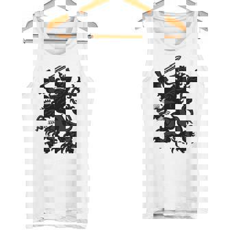 オランダ国旗 オランダプライド オランダルーツ ライオンコート タンクトップ - Kawaiitshirt