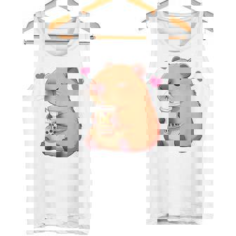 カピバラバブルティー タンクトップ - Kawaiitshirt