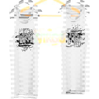 カラフルな乙女座の星座デザイン タンクトップ - Kawaiitshirt