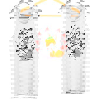 キタキツネ 狐 九尾 タンクトップ - Kawaiitshirt
