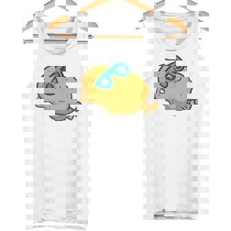 サングラスでかわいいポテチ リラックスポテチ タンクトップ - Kawaiitshirt