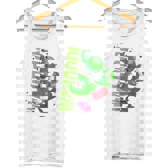 ザ・スーパーマリオギャラクシー・ムービー Action Yoshi タンクトップ - Kawaiitshirt