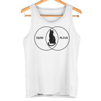 シュレディンガーの猫ベン図 長袖tシャツ タンクトップ - Kawaiitshirt