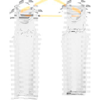 ジャズ、ソウル、クラシック音楽、ハートビートアコースティックギター タンクトップ - Kawaiitshirt