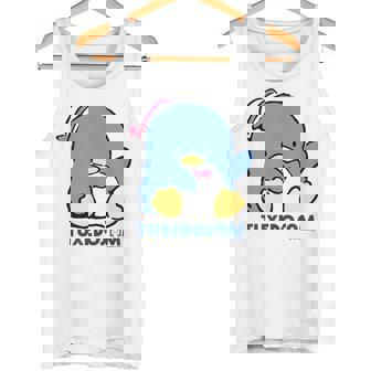 タキシードサム おすわり ライトカラー タンクトップ - Kawaiitshirt