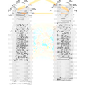 タロットカード オタク アヘ顔 Lewd 変態アニメ オカルト異教徒 ウィッカ タンクトップ - Kawaiitshirt