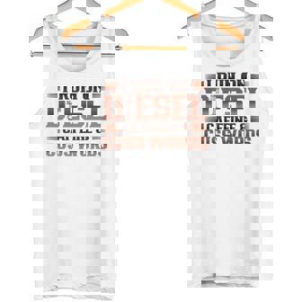 ディーゼルカフェインで走るトラック運転手 長袖tシャツ タンクトップ - Kawaiitshirt