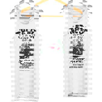 トラクター トラクター トラクター 農家 農業 タンクトップ - Kawaiitshirt