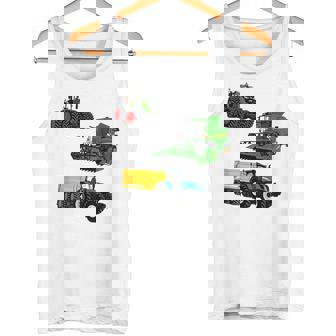 トラクター トラクター コンバインハーベスター 農家 農業 タンクトップ - Kawaiitshirt