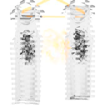 ナマケモノのアートワーク 動物ナマケモノ タンクトップ - Kawaiitshirt