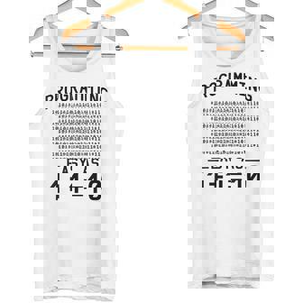 バイナリコーディングプログラミング 1110 バイナリコード タンクトップ - Kawaiitshirt