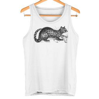 パームシベット アニマルプリント タンクトップ - Kawaiitshirt
