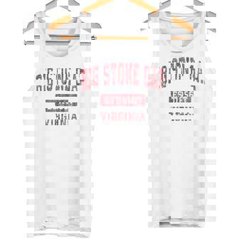 ビッグストーンギャップ バージニアバージニアva ヴィンテージスポーツデザイン レッドデザイン タンクトップ - Kawaiitshirt