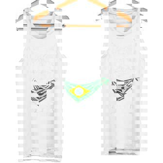 ビンテージ ブラジルの旗 面白い ブラジル 猫 サングラス タンクトップ - Kawaiitshirt